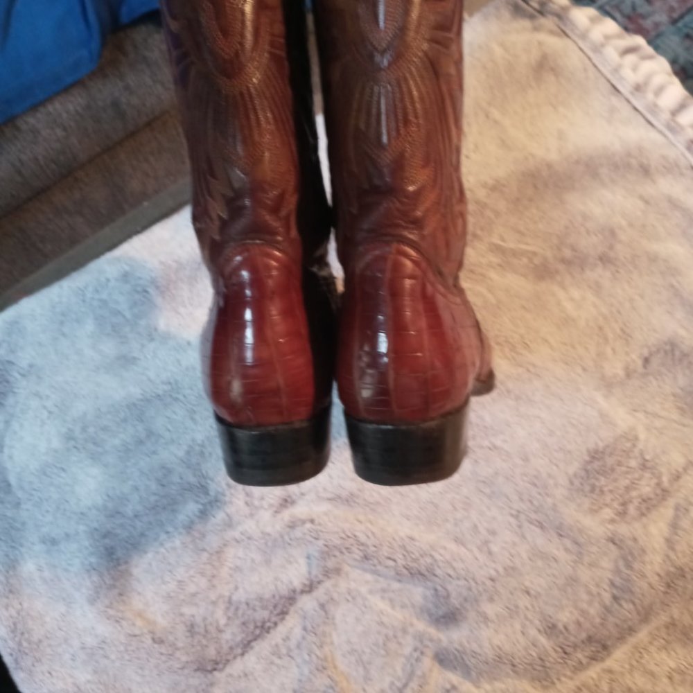 Cuadra Alligator Belly Western Boots - Picture 4 of 4